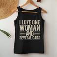 I Love One Woman And Several Cars Mechanic Car Lover Husband Women Tank Top Personalized Gifts