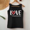 Love Red Plaid Heart 5Th Grade Teacher Life Valentine's Day Women Tank Top Unique Gifts
