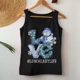 Lunch Lady Love Snowman Xmas Winter Season Christmas Women Tank Top Unique Gifts