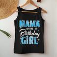 Mama Of The Birthday Girl Family Snowflakes Winter Party Women Tank Top Funny Gifts