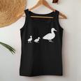 Mama Duck 2 Ducklings Animal Family Women Tank Top Unique Gifts