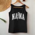 Mama Lightning Bolt Checkered Varsity Mom Mother's Day Women Tank Top Unique Gifts