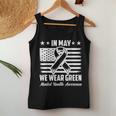 In May We Wear Green Mental Health Awareness Month Women Women Tank Top Funny Gifts