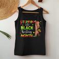 Melanin Girl Steppin Into Black History Month African Women Women Tank Top Personalized Gifts