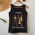 Melanin Girls Merry Friendsmas Christmas Women Tank Top Unique Gifts