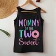 Mommy Of The Two Sweet Mom 2Nd Birthday Girl Donut Party Women Tank Top Unique Gifts