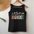 Mommy Wildflower Floral Mommy Women Tank Top Personalized Gifts