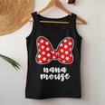 Nana Mouse Family Vacation Bow Women Tank Top Funny Gifts