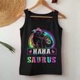 Nanasaurus Dinosaur Nana Saurus Family Matching Tie Dye Women Tank Top Unique Gifts