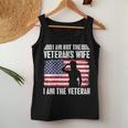 I Am Not The Veterans Wife I Am The Female Veteran Women Tank Top Funny Gifts