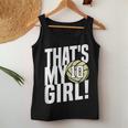 Nummer Zehn Das Ist Mein Mädchen 10Olleyball Mama Papa Familie Tank Top Frauen Lustige Geschenke