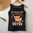 Oh For Fox Sake I'm Going To Be A Big Sister Cute Cool Fox Women Tank Top Unique Gifts