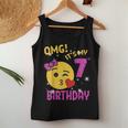 Omg It's My 7Th Birthday Girl Cute 7 Yrs Old Birthday Party Women Tank Top Unique Gifts