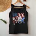 Patriotic Us Flag 4Th Of July Horse Lovers Women Tank Top Unique Gifts