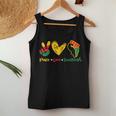 Peace Love Junenth Black Pride Freedom 4Th Of July Womens Women Tank Top Personalized Gifts