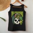 Philodendron House Plant Lover Skull Aroids Head Planter Women Tank Top Unique Gifts