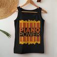 Piano Power With Key Of Piano With Vintage Colors Women Tank Top Unique Gifts