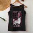 Pink Camo Usa Flag Patriotic Deer Hunting Hunt Like A Girl Women Tank Top Unique Gifts