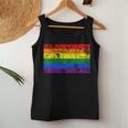Pride Rainbow Flag Lgbt Gay Lesbian Vintage Women Tank Top Unique Gifts
