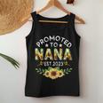 Promoted To Nana Est 2023 Pregnancy New Mom Mother Day Women Tank Top Personalized Gifts