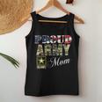 Proud Army Mom With American Flag Veteran Day Women Tank Top Unique Gifts