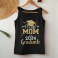 Proud Mom Of A Class Of 2024 Graduate Senior Graduation Women Tank Top Funny Gifts