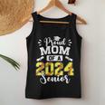 Proud Mom Of A Softball Senior 2024 Graduate Women Tank Top Funny Gifts