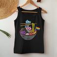 Rainbow Flag Cats Ramen Anime Gay Pride Month Lgbtq Ally Women Tank Top Personalized Gifts