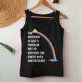 The Rainbow Is God's Promise Christians Religious Bible Women Tank Top Unique Gifts