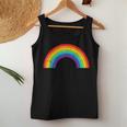 Rainbow Vintage Retro 80'S Style Gay Pride Rainbow Women Tank Top Unique Gifts