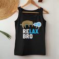 Relax Bro Lacrosse Lax Sloth Women Tank Top Unique Gifts