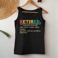 Retired Definition Retirement Definition For Men Women Tank Top Unique Gifts