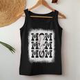 Retro Baseball Mama Distressed Lightning Bolt Mom Life Women Tank Top Unique Gifts