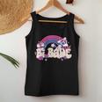 Retro Bi Babe Rainbow Bisexual Pride Flag Lgbt Pride Month Women Tank Top Unique Gifts