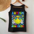 Retro Groovy Autism Awareness Hippie Smile Face Boy Girl Kid Women Tank Top Unique Gifts