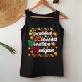 Retro Groovy Hbcu Humbled Blessed Creative Unique Women Tank Top Personalized Gifts
