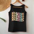 Retro Groovy Maestra Spanish Teacher Bilingual Women Women Tank Top Unique Gifts