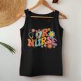 Retro Groovy Or Nursing School Medical Operating Room Nurse Women Tank Top Unique Gifts