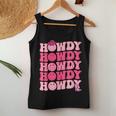Retro Howdy Western Girl Country Rodeo Pink Cowgirl Groovy Women Tank Top Unique Gifts
