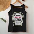 Retro Relish Sweet Jesus Christian Parody Women Tank Top Unique Gifts