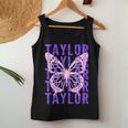 Retro Taylor First Name Personalized Groovy Birthday Girl Women Tank Top Unique Gifts