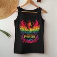 Rise With Pride Rainbow Phoenix Lgbtq Community Women Tank Top Unique Gifts