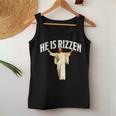 He Is Rizzen Christian Religious Faith Cross Jesus Women Tank Top Unique Gifts