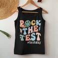 Rock The Test Test Day Teacher Student Testing Day Women Tank Top Unique Gifts