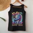 Roller Skate 8Th Birthday Skating Girls Rollin 8 2016 Women Tank Top Funny Gifts