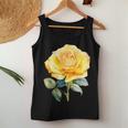 Rose Flower Yellow Floral Women Tank Top Funny Gifts