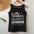 Santa's Favorite Grandma Ugly Sweater Christmas Women Tank Top Funny Gifts