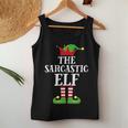 Sarcastic Elf Family Matching Christmas Group Elf Pajama Women Tank Top Unique Gifts