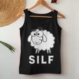 Sarcastic Rude Sheep No Dilf Or Milfs Silf Sheep Women Tank Top Personalized Gifts