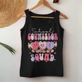 School Counselor Squad Retro Groovy Valentines Day Women Tank Top Unique Gifts